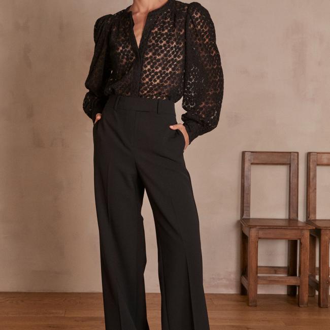 Pantalon de tailleur large LAYLA