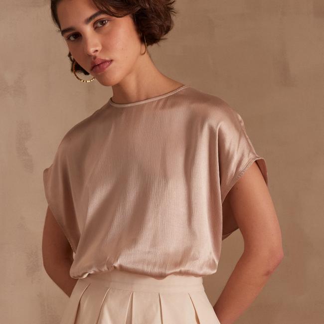 Top satiné PENELOPE 