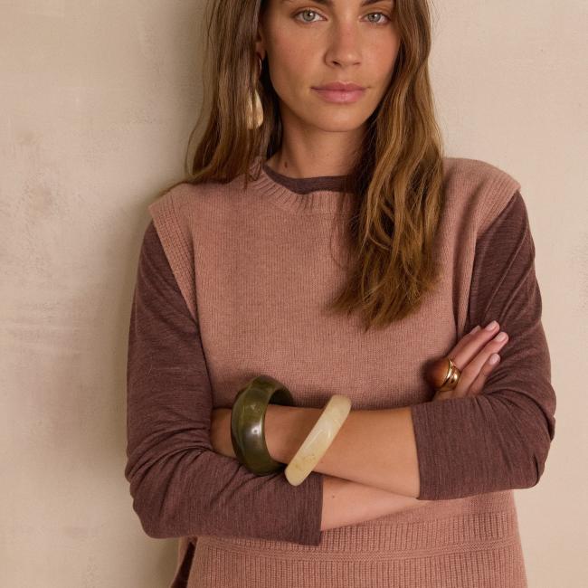 Pull sans manches BARCLAY en laine