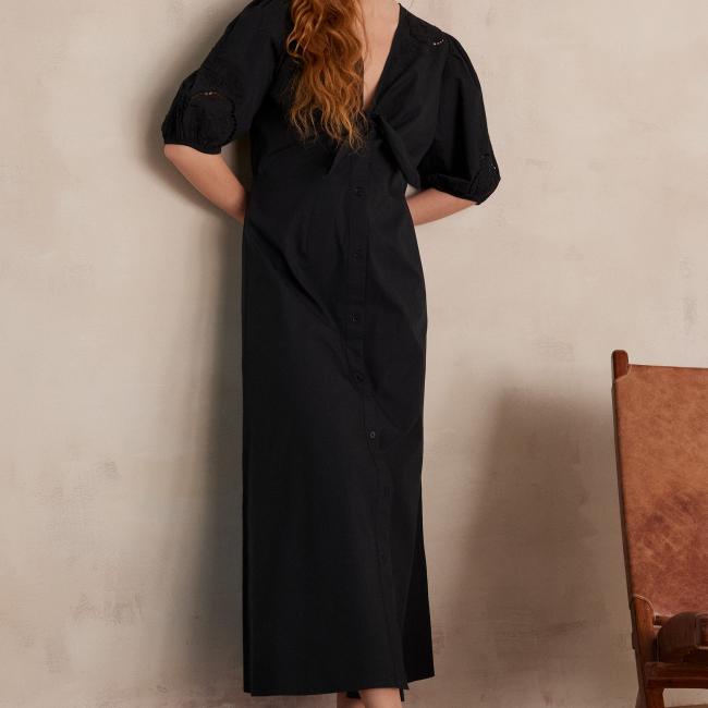 Robe longue LAURENE en coton