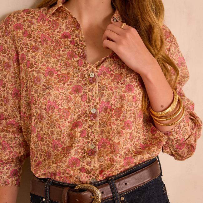 Chemisier imprimé liberty COLETTE 100% coton