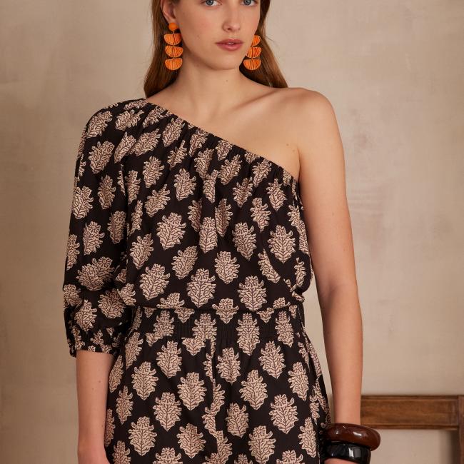 Blouse asymétrique en coton CHOULDER
