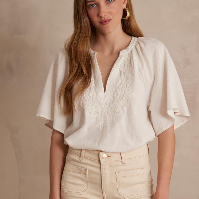 Blouse POKER en coton