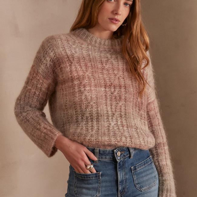 Pull en laine et alpaga SAVANA