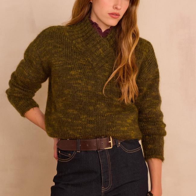 Pull BRONSON en mohair et laine