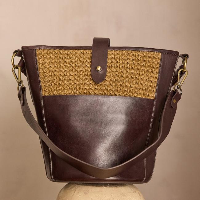 Sac à bandoulière GABRIEL jute