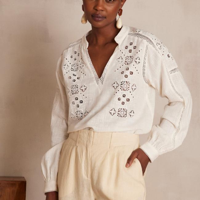 Blouse PAULINE en 100% coton