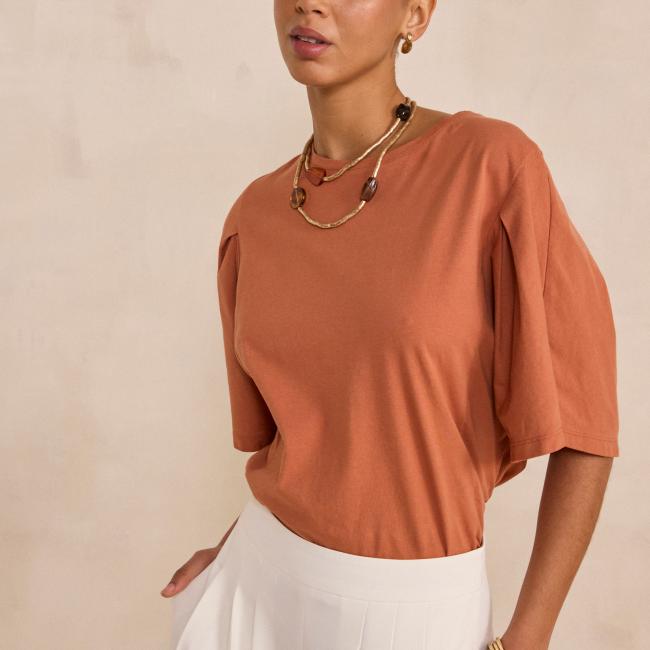 T-shirt manches courtes en coton LOREEN