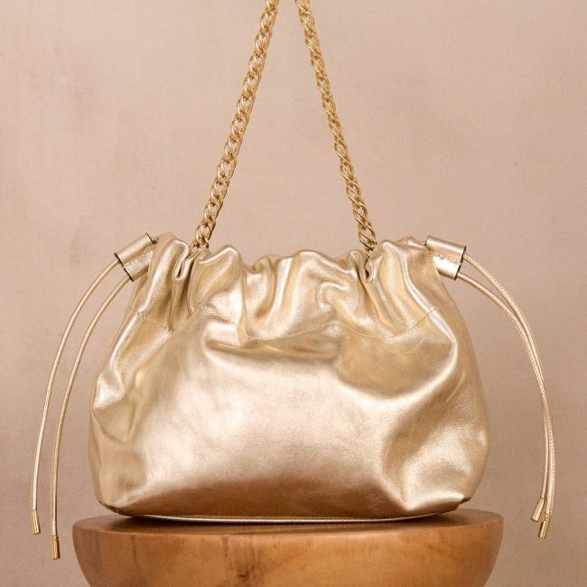 Sac dor&eacute; en cuir VOLTAIRE MINI