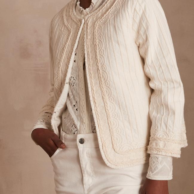 Veste brod&eacute;e SARAH