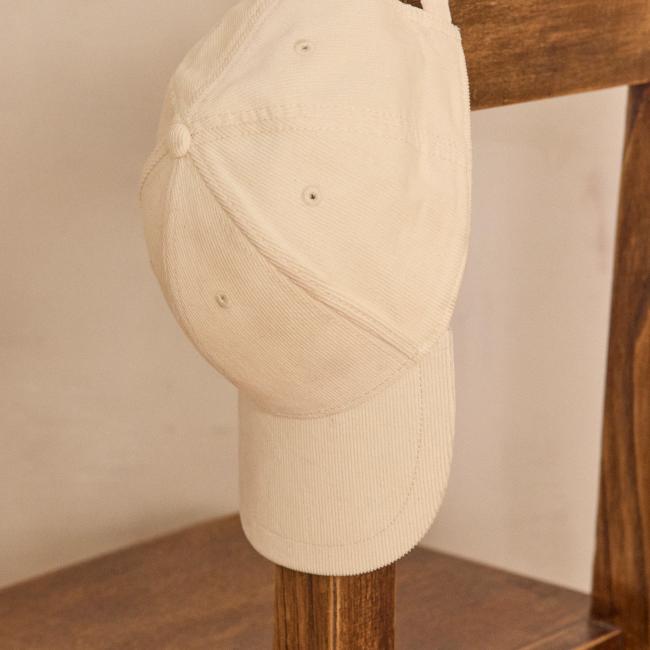 Casquette en velours c&ocirc;tel&eacute; HAROLD