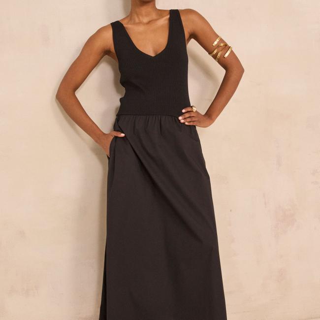 Robe trap&egrave;ze bi-mati&egrave;res BYS
