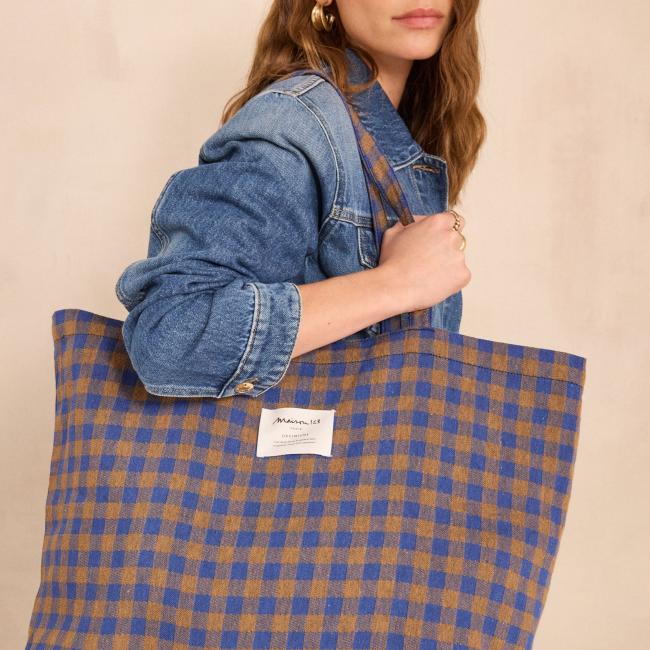 Sac cabas coton m&eacute;lang&eacute; Tote Bag grand mod&egrave;le