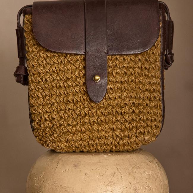 Sac à bandoulière GABRIEL MINI JUTE