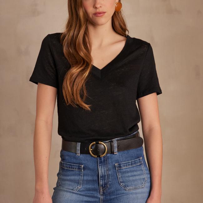 T-shirt en lin ANDREW