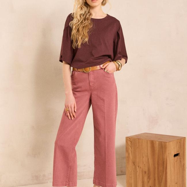 Pantalon droit cropped ROSIE