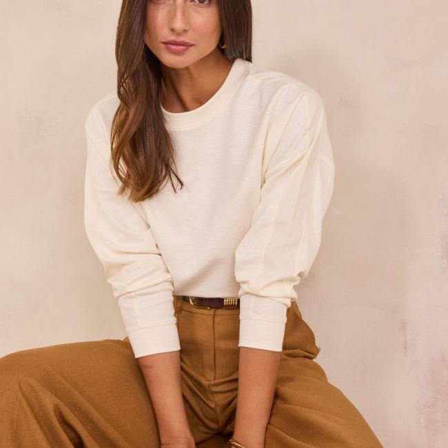 T-shirt en lin et coton LISA