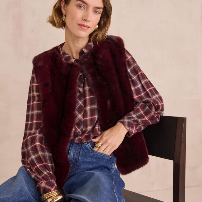 Gilet moelleux sans manches BROOKLYN