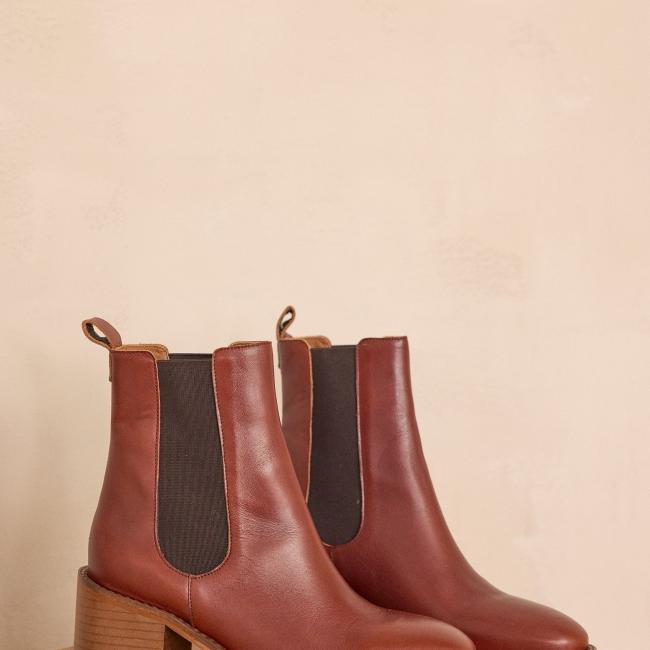 Bottines en cuir VALENTINA