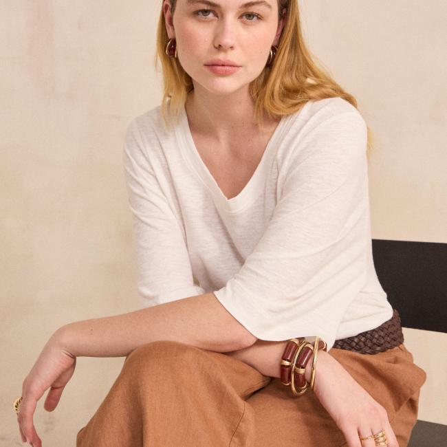 Tshirt &agrave; manches 3/4 LIANA