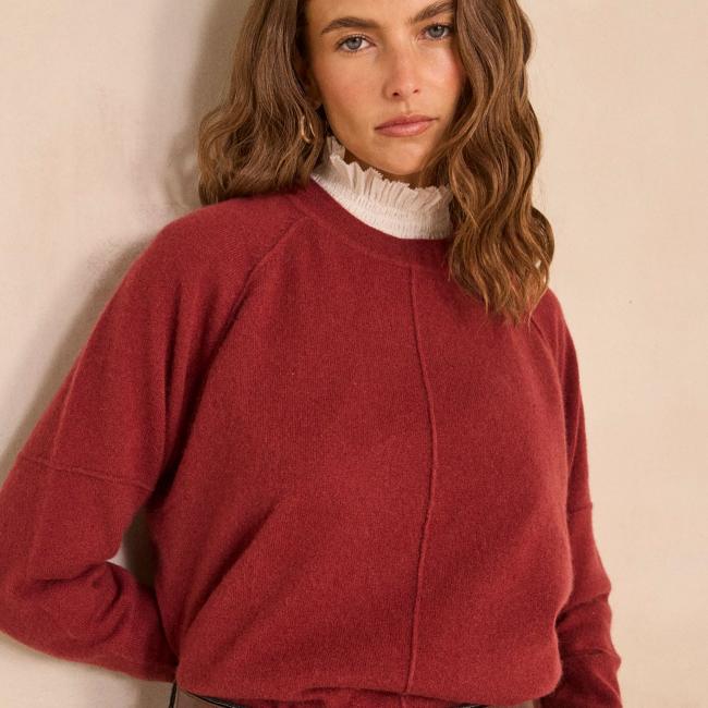 Pull manches longues en cachemire 2 fils ARY