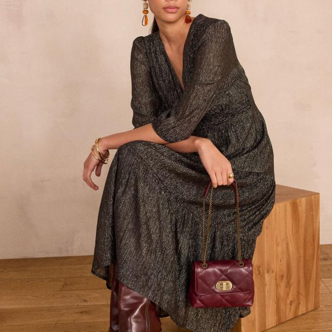 Robe longue iris&eacute; LOUMIA