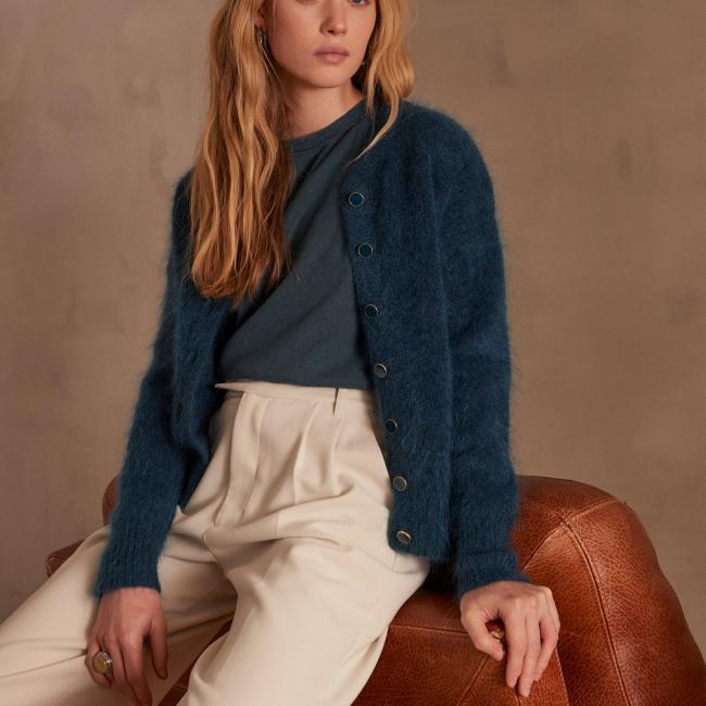 Gilet en mohair LOU