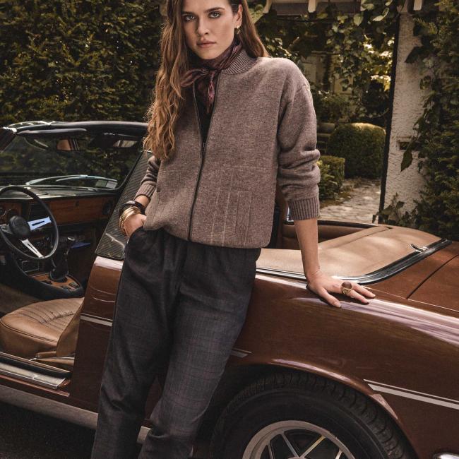 Pantalon &agrave; carreaux unisexe CHARMANT