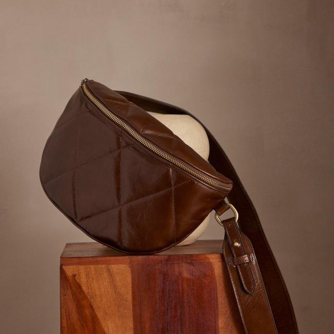 Sac banane GABY en cuir