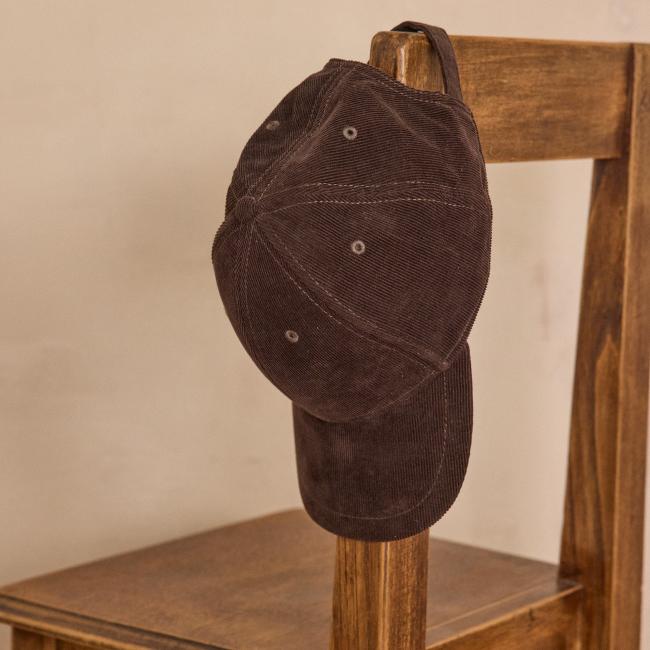 Casquette en velours c&ocirc;tel&eacute; HAROLD