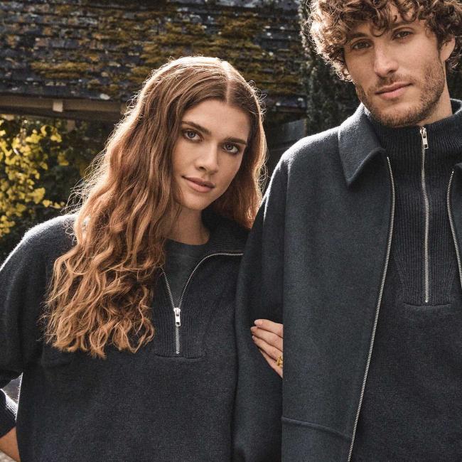 Pull col camionneur unisexe en 100% laine REVEUR