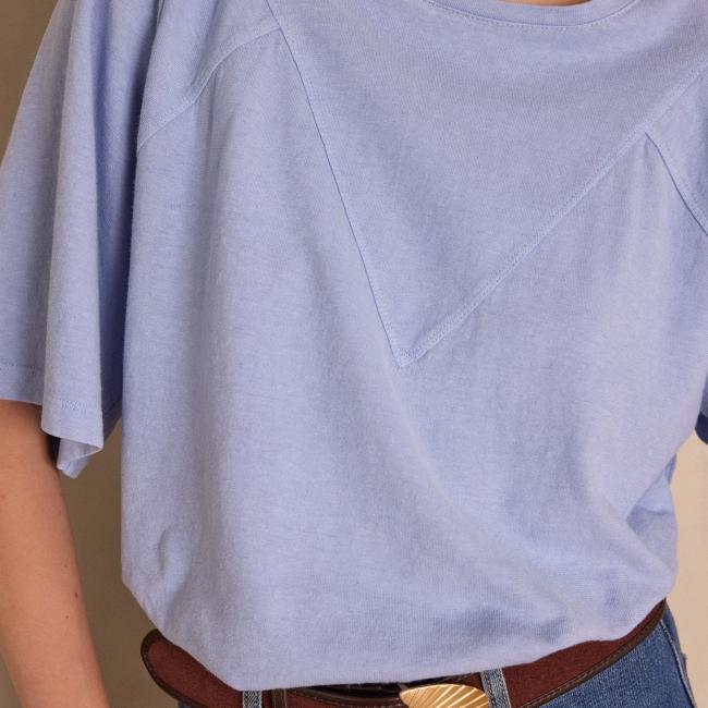 T-shirt ANGELE en chanvre et coton