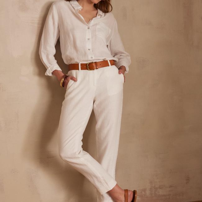 Pantalon en lin PAOLO