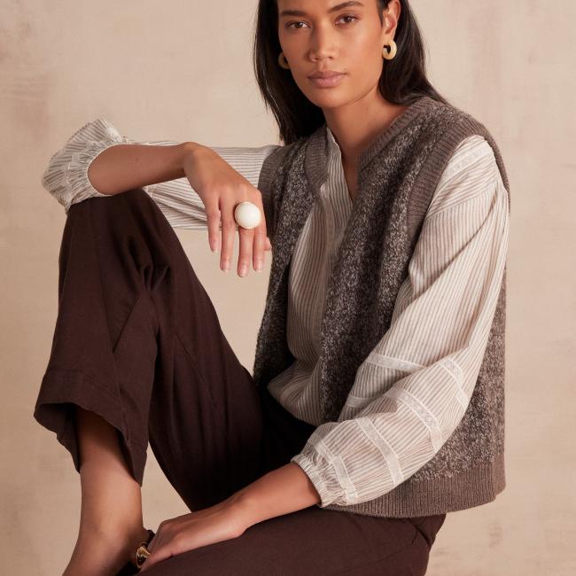 Gilet CLARENCE en laine