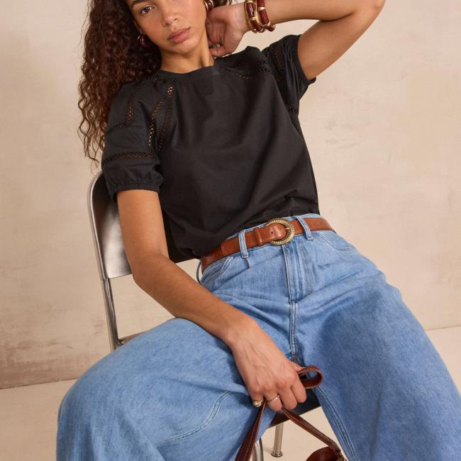 T-shirt manches ballon LEA