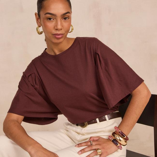 T-shirt manches courtes en coton LOREEN