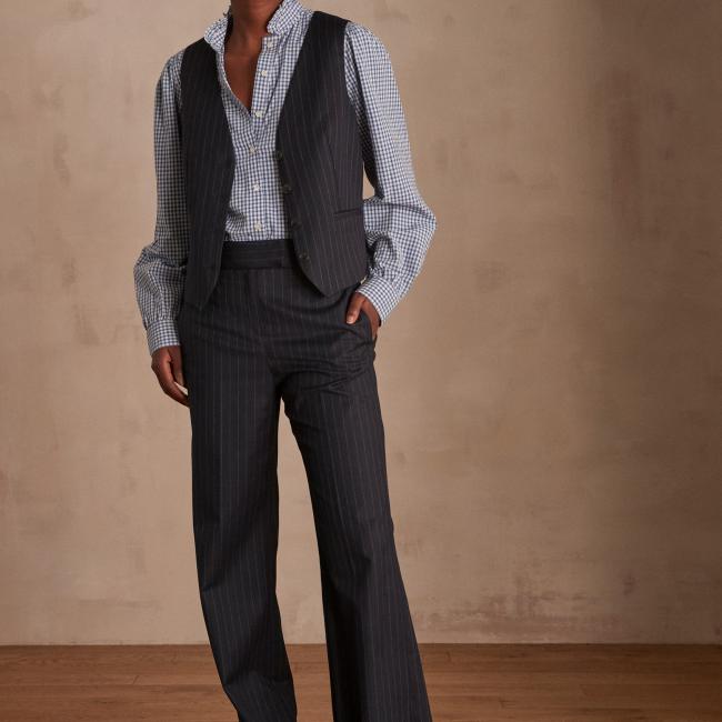 Pantalon de tailleur large LAYLA
