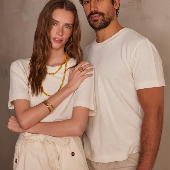 T-shirt unisexe en coton MARCEL/LE