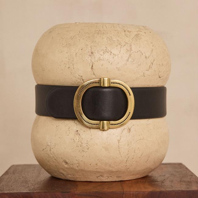 Ceinture Large ELISE en Cuir