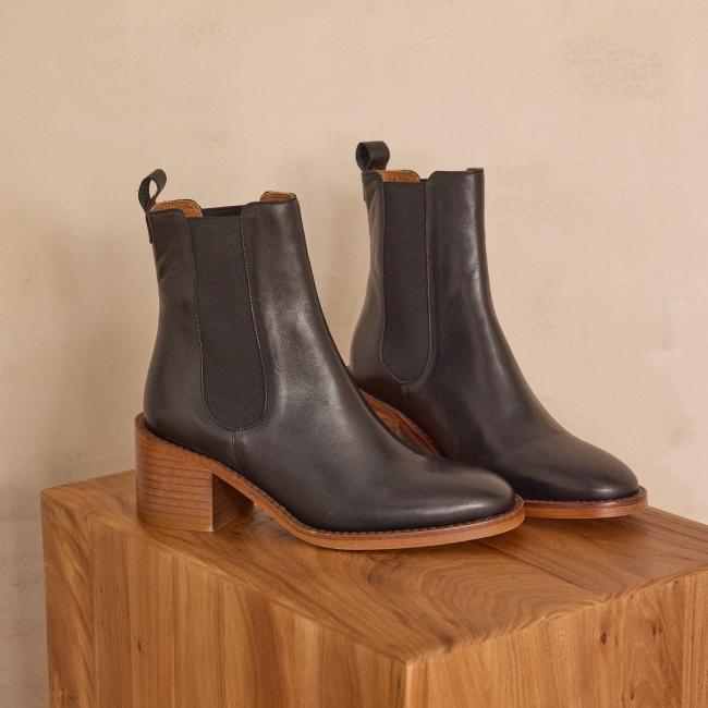 Bottines en cuir VALENTINA