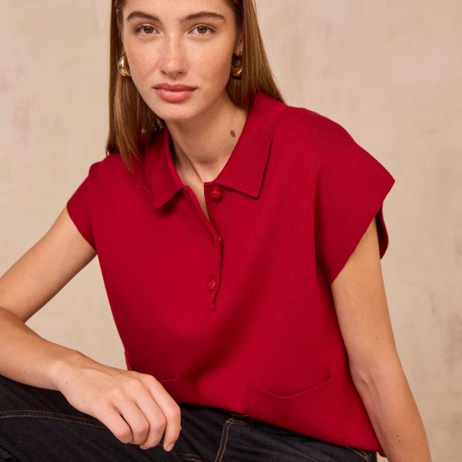 Pull sans manches AGLAE