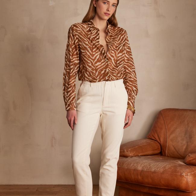 Pantalon chino SABIL en coton