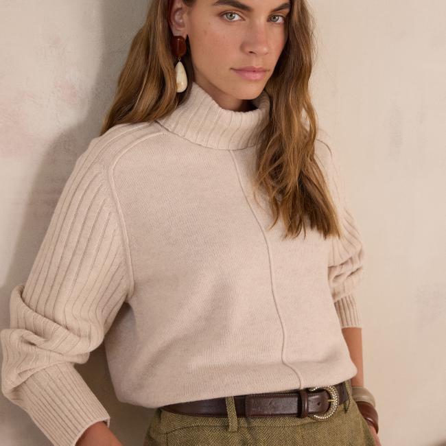 Pull col roulé BLAISE en laine