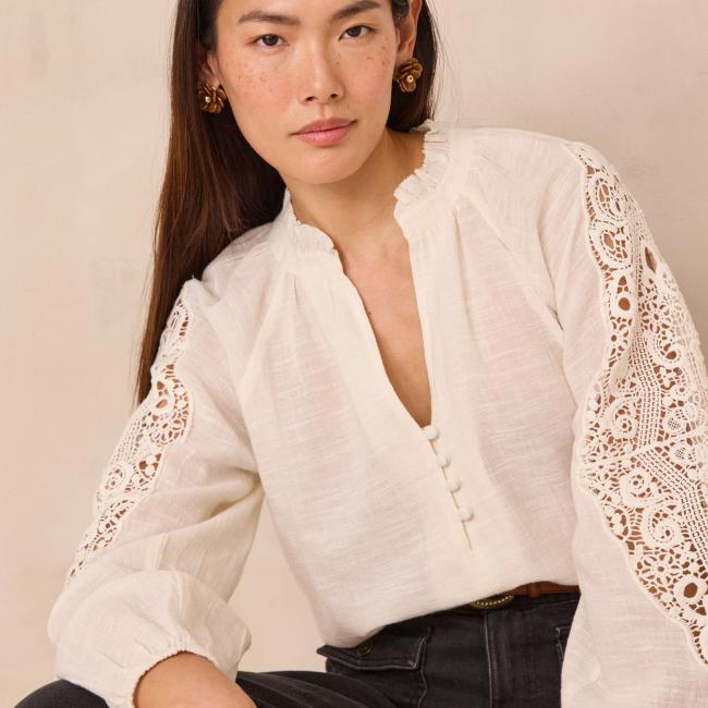 Blouse en 100% coton SIMONE