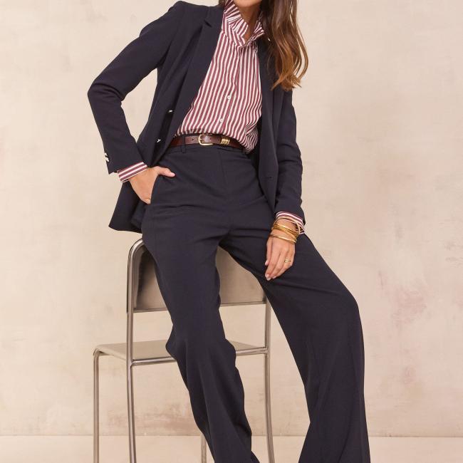 Pantalon de tailleur large LAYLA