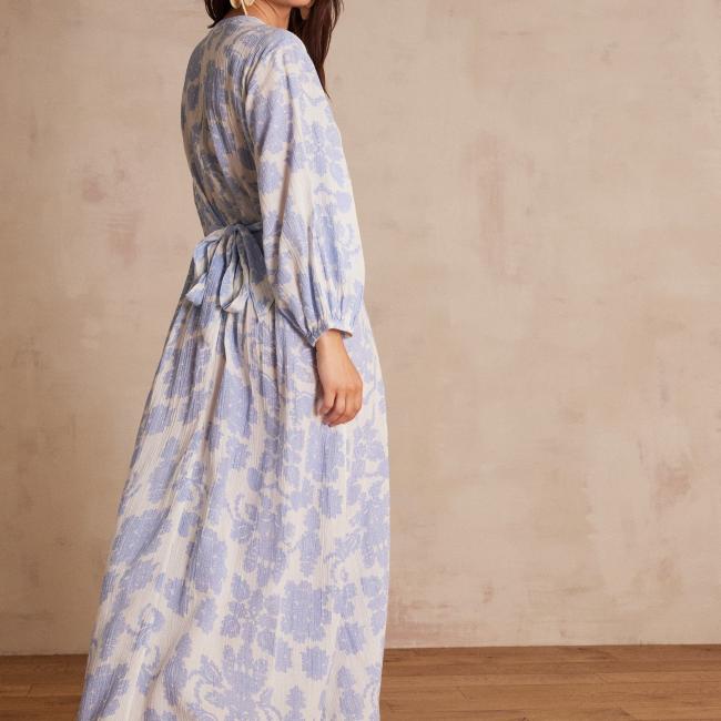 Robe longue MIRANA en coton