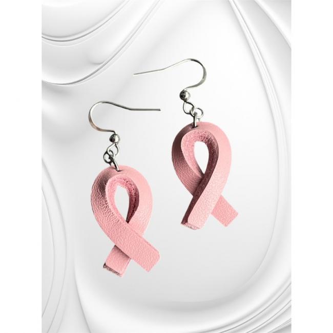 BOUCLES D'OREILLES OCTOBRE ROSE