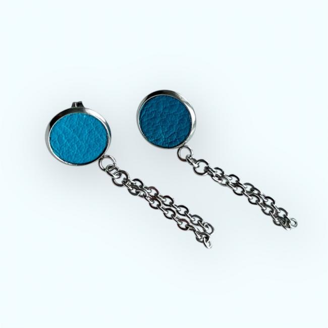 BOUCLES D'OREILLES CUIR FIONA