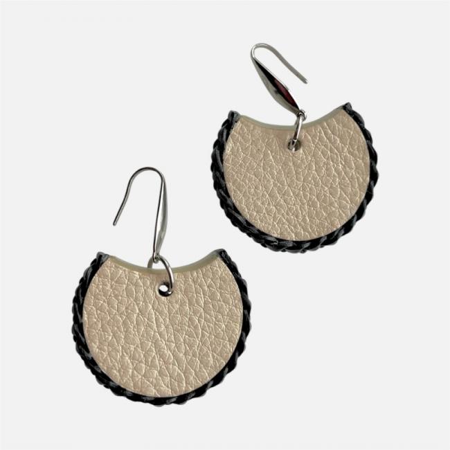 CREOLES CUIR BEATRICE