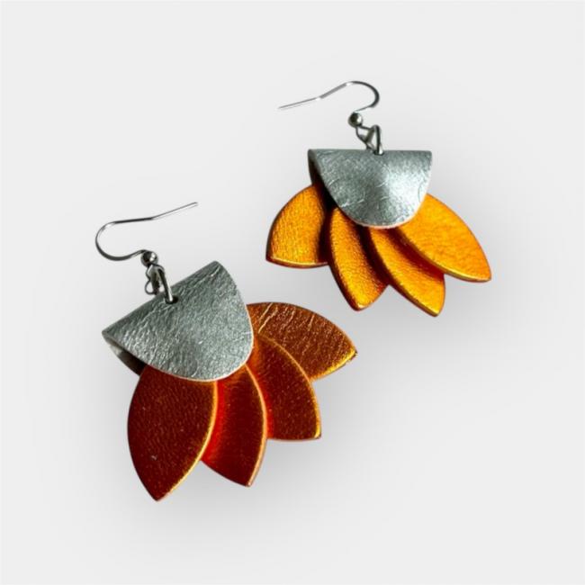 BOUCLES D'OREILLES EN CUIR, NICOLE